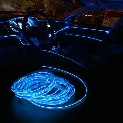 TIRA DE LUCES LED PARA INTERIOR DEL AUTOMÓVIL.
