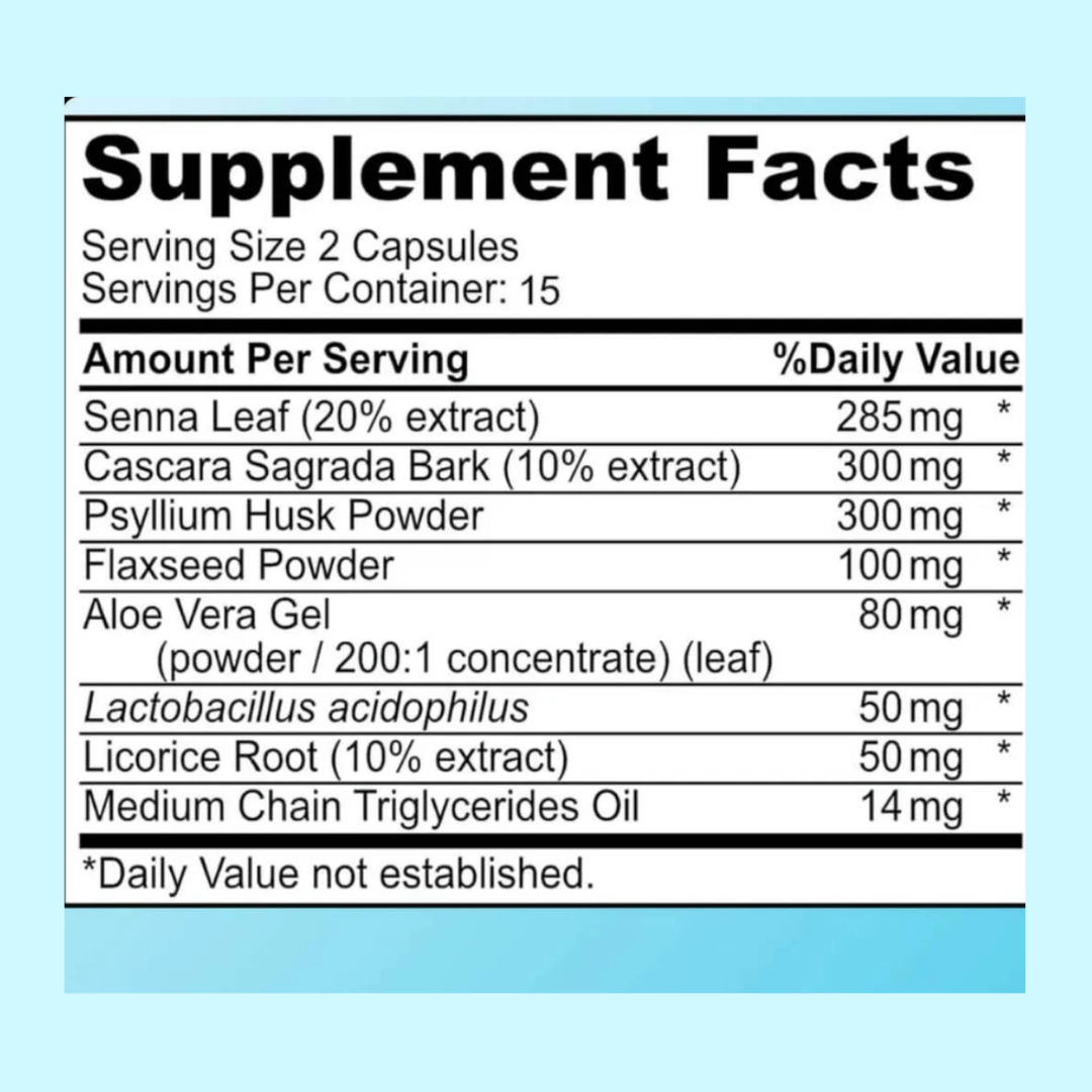 15 days CLEANSE  -limpiador intestinal.