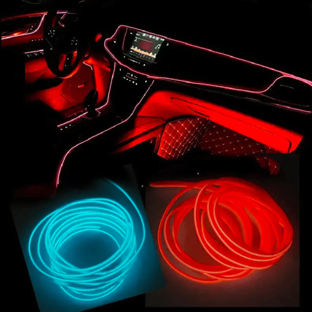 TIRA DE LUCES LED PARA INTERIOR DEL AUTOMÓVIL.