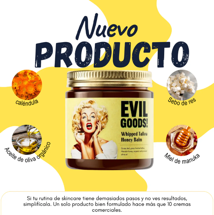 BÁLSAMO EVIL GOODS – PROTECCIÓN Y LUMINOSIDAD PARA TU PIEL