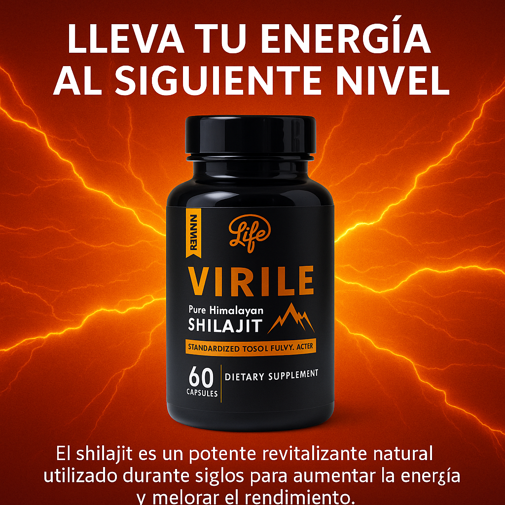 VIRILE con shilajit del himalaya.