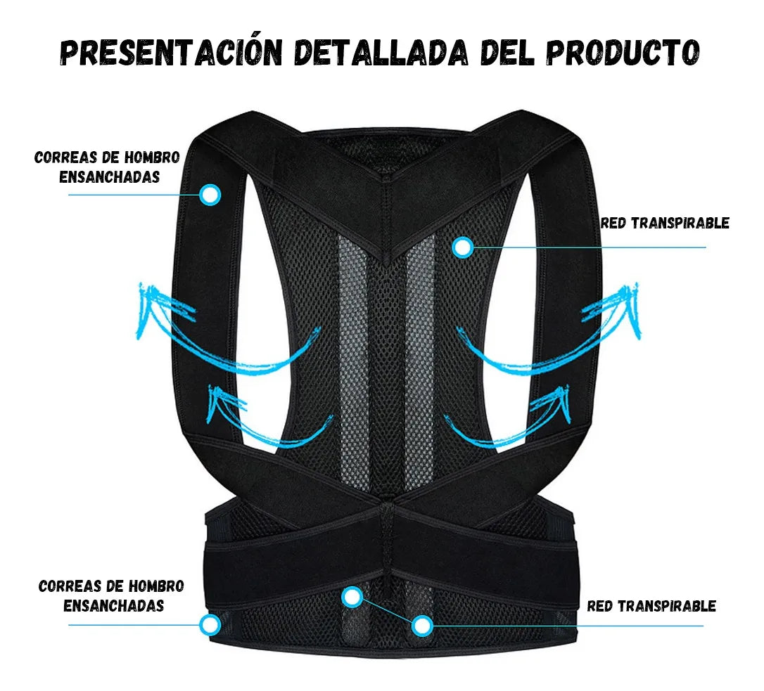 Corrector de postura  La solución definitiva para una espalda recta y saludable