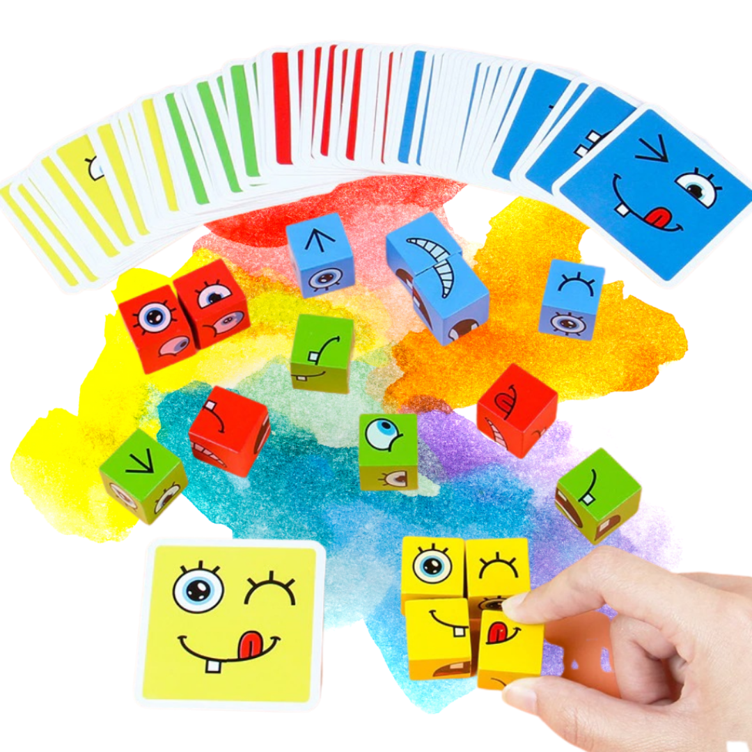 JUEGO DE MESA CAMBIA CARAS MONTESSORI