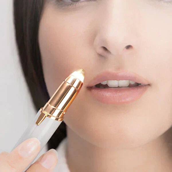 Depiladora facial de precisión indolora + guia de automaquillaje