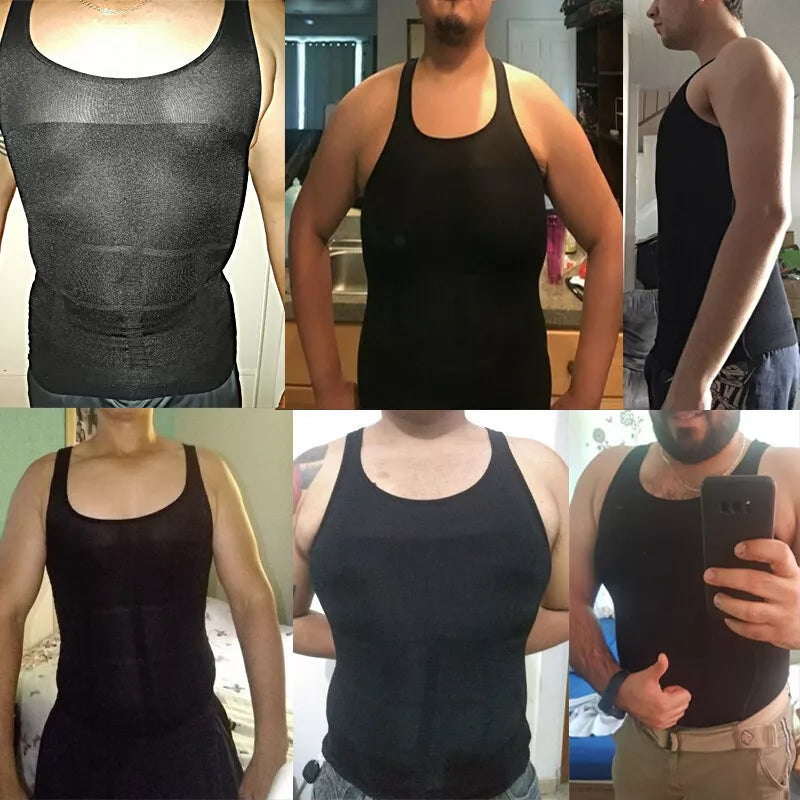 2 CAMISAS DE COMPRESIÓN PARA POSTURA MASCULINA.
